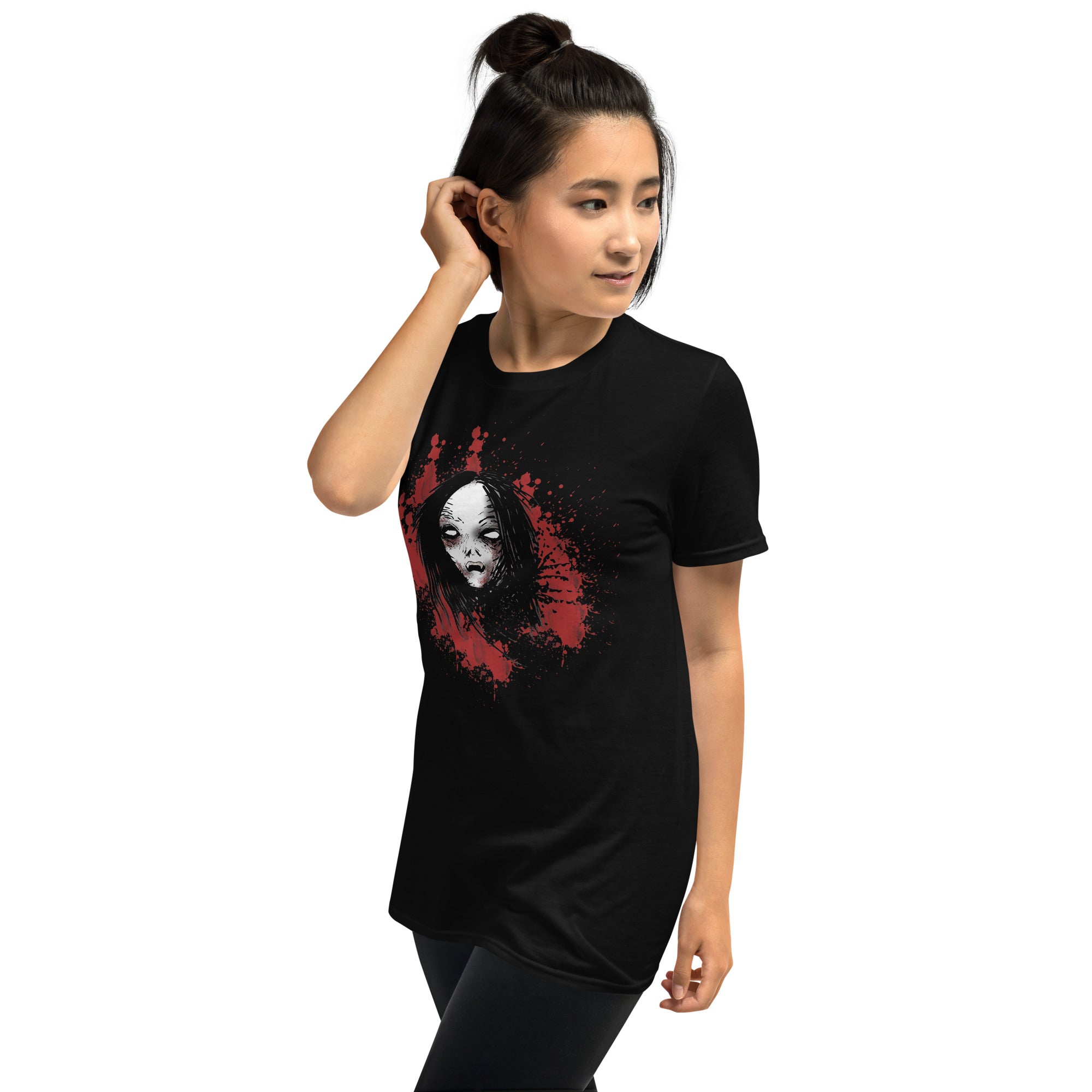Undead Anime Vampire Girl Horror Men's Short Sleeve T-Shirt - Edge of Life Designs