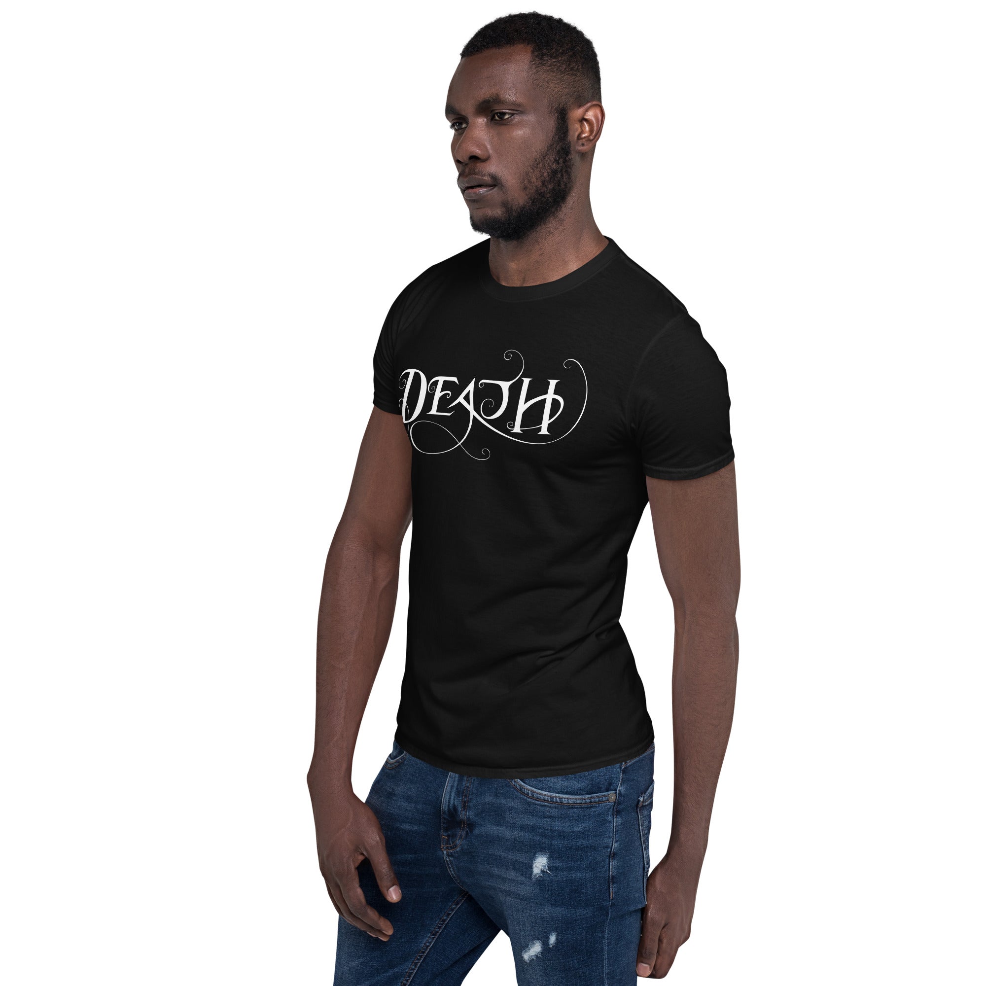 Death - The Grim Reaper Gothic Deathrock Style Men's Short Sleeve T-Shirt - Edge of Life Designs