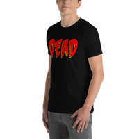 Dead Gothic Emo design on unisex T-shirt, left-front view