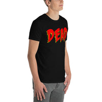 Dead Gothic Emo design on unisex T-shirt, right-front view