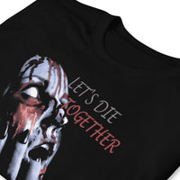Together Forever Horror design on unisex T-shirt, detail view