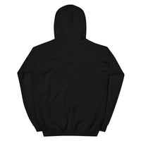 Unisex heavy-blend hoodie, back view