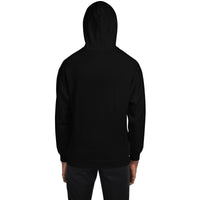 Unisex heavy-blend hoodie, back view