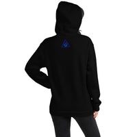 Unisex heavy-blend hoodie, back view