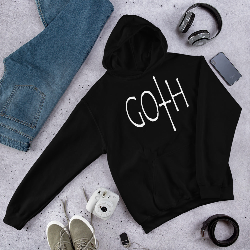 Goth Style Women's Hoodie Sweatshirt - Edge of Life Designs