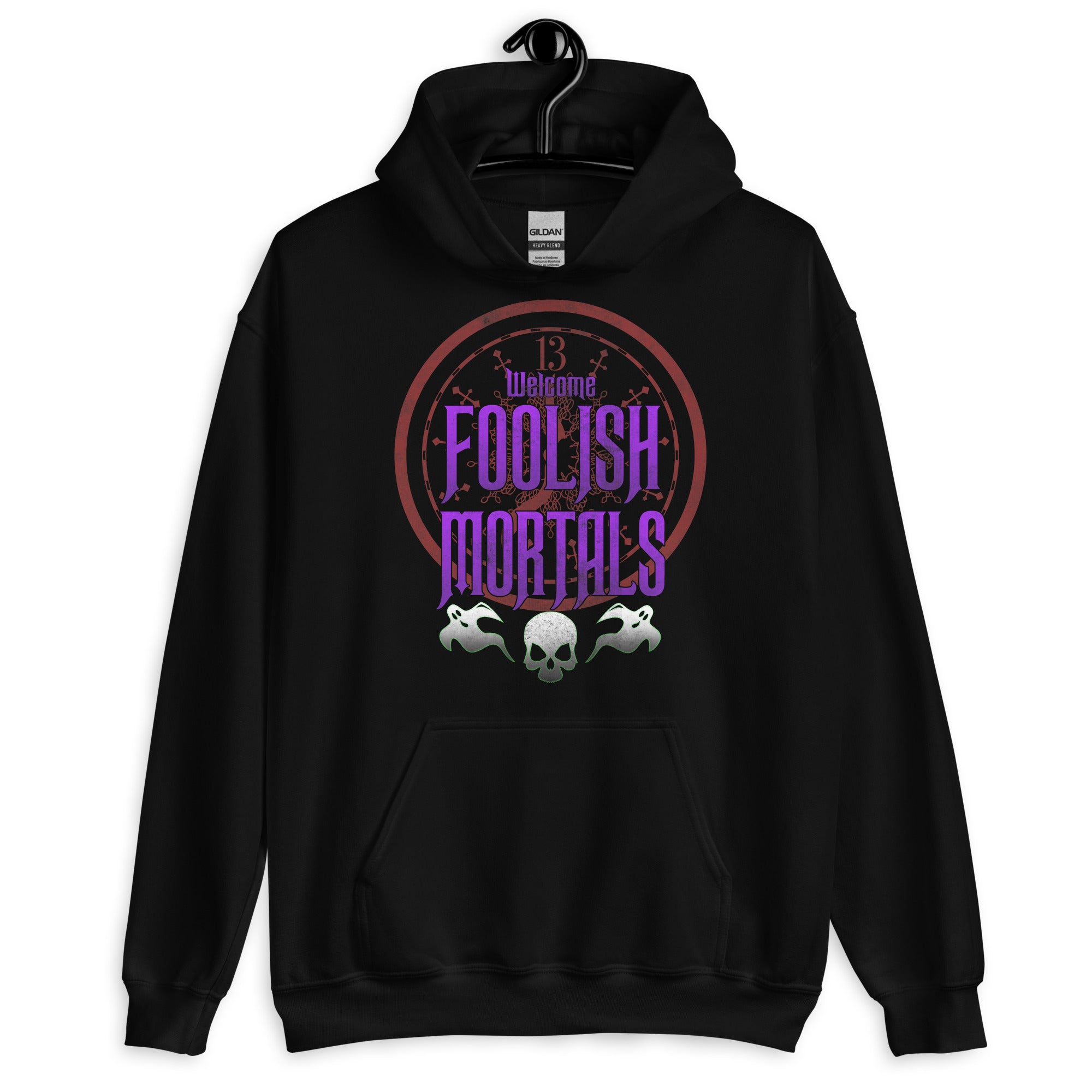 Welcome Foolish Mortals Haunted Mansion Unisex Hoodie Sweatshirt - Edge of Life Designs