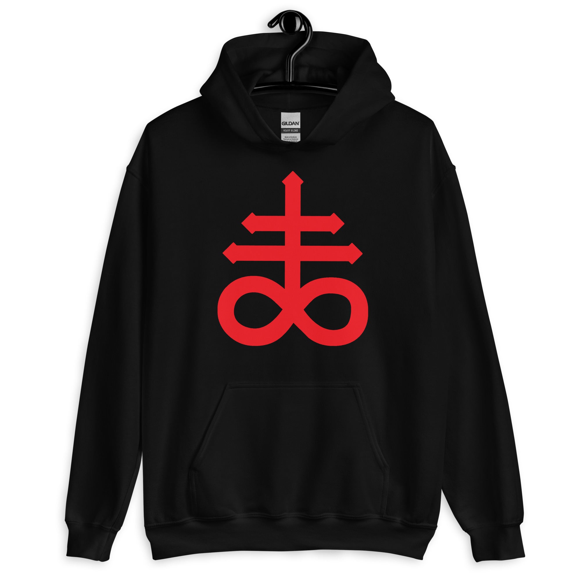 The Leviathan Cross of Satan Occult Symbol Unisex Hoodie Sweatshirt - Edge of Life Designs
