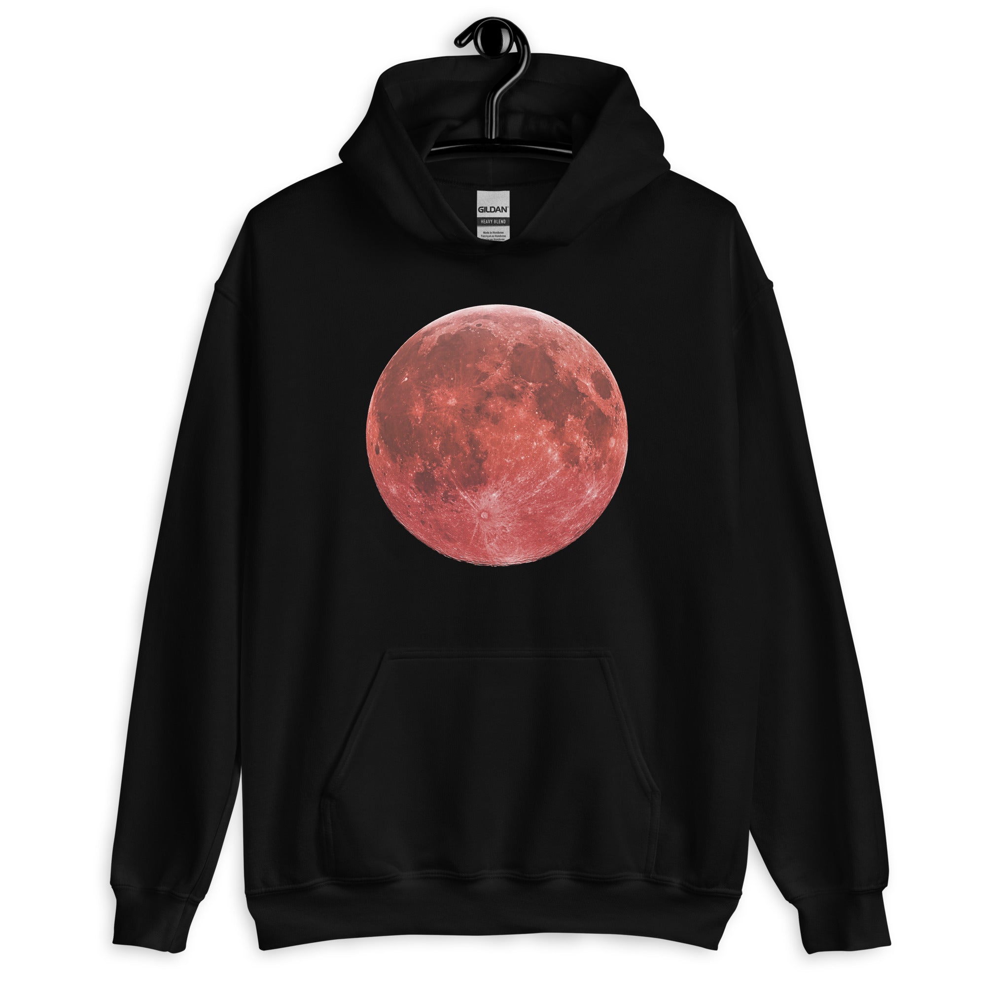 Blood Red Moon Total Lunar Eclipse Unisex Hoodie Sweatshirt - Edge of Life Designs