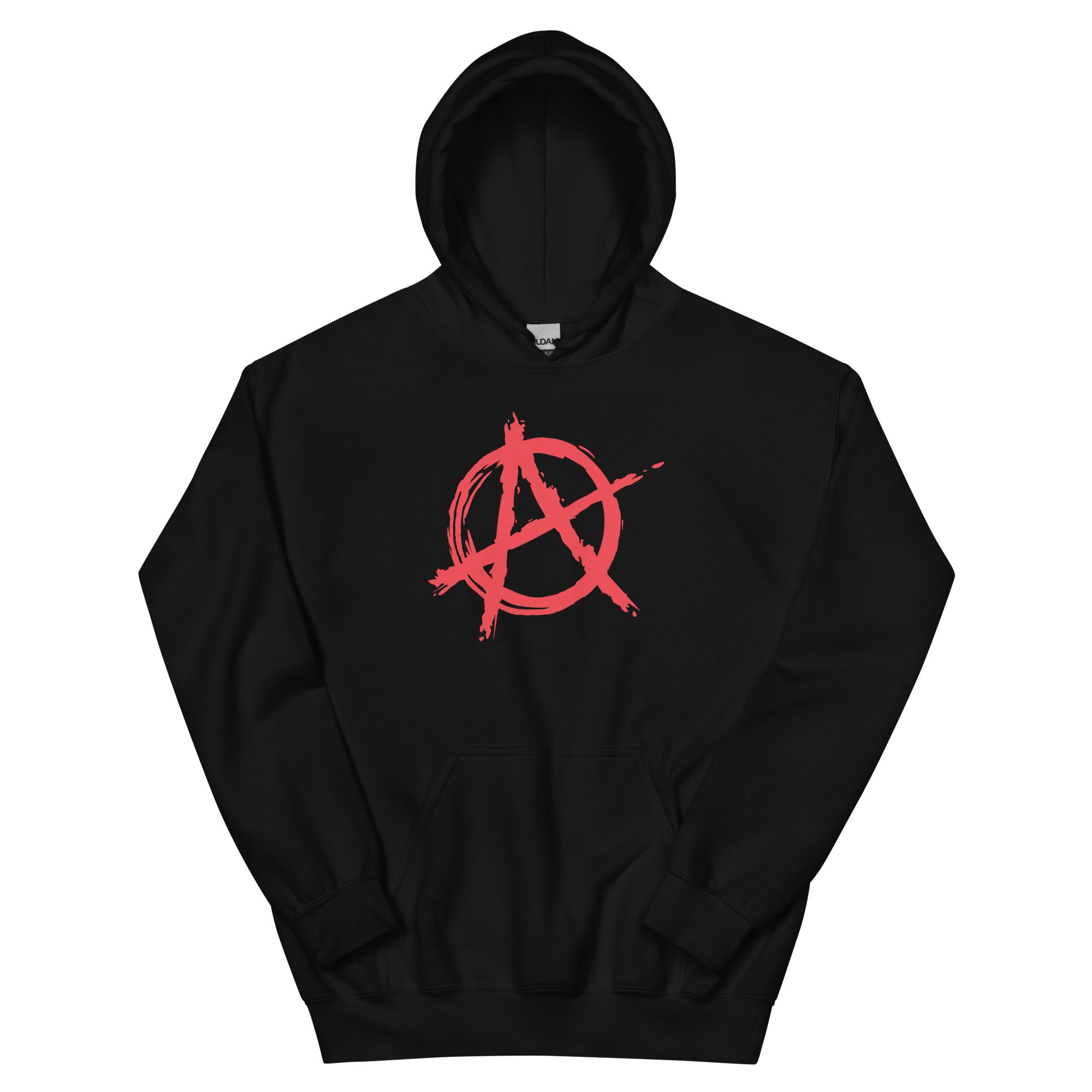 Red Anarchy is Order Symbol Punk Rock Unisex Hoodie Sweatshirt - Edge of Life Designs