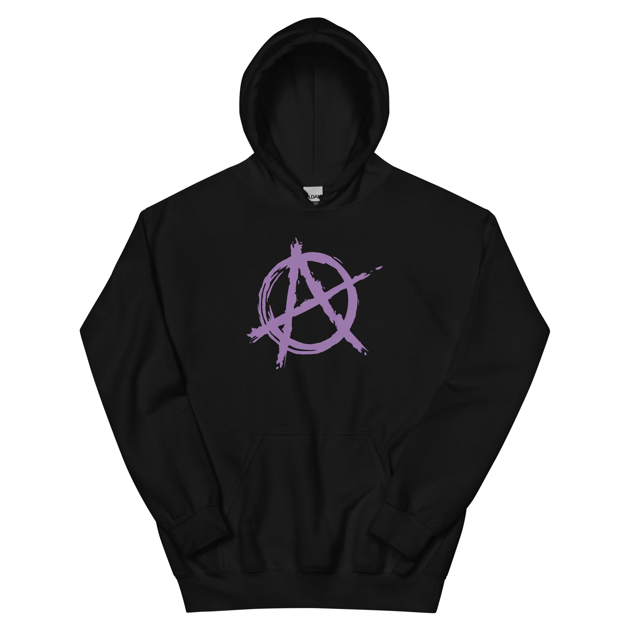 Purple Anarchy is Order Symbol Punk Rock Unisex Hoodie Sweatshirt - Edge of Life Designs