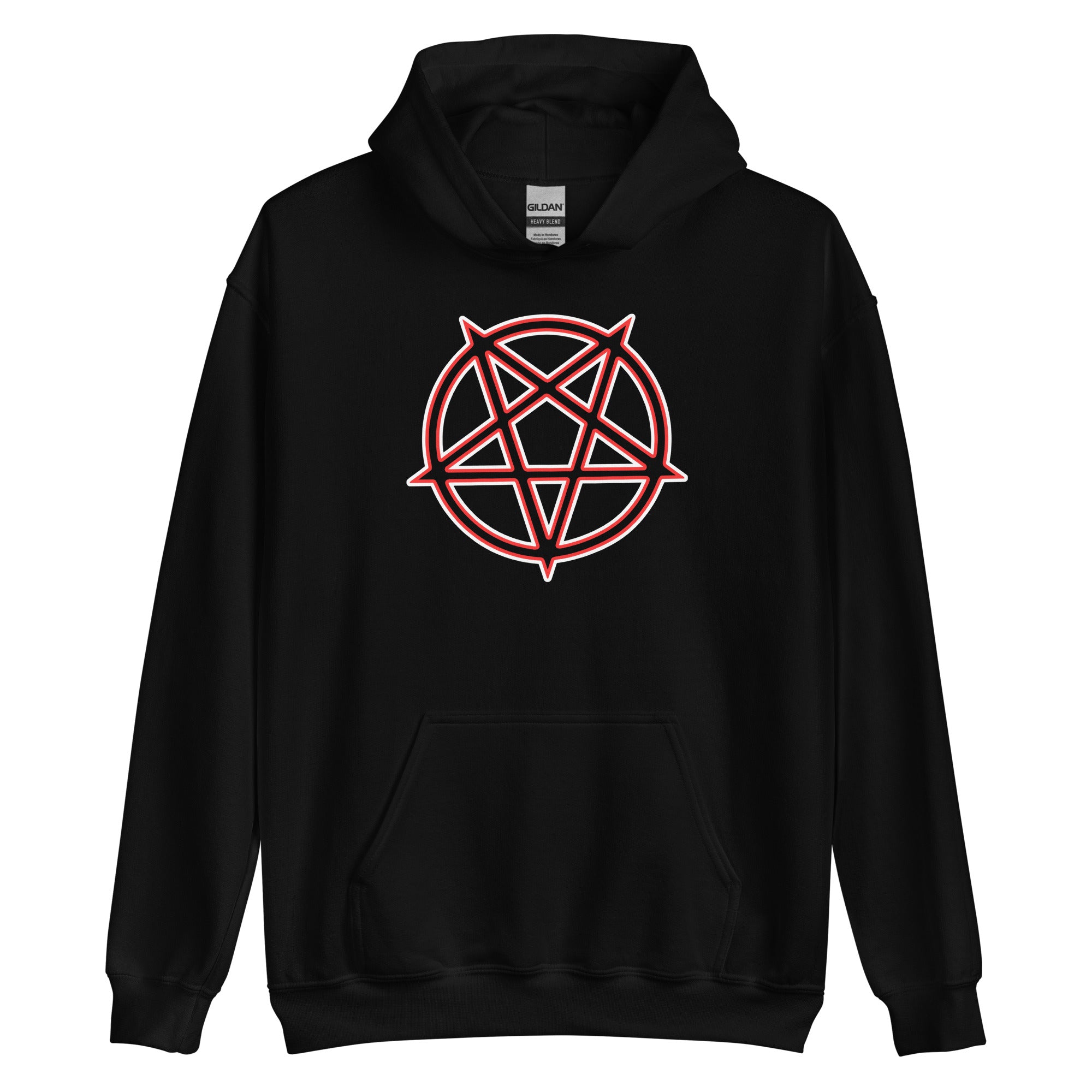 Satanic Occult Symbol The Inverted Pentagram Unisex Hoodie Sweatshirt