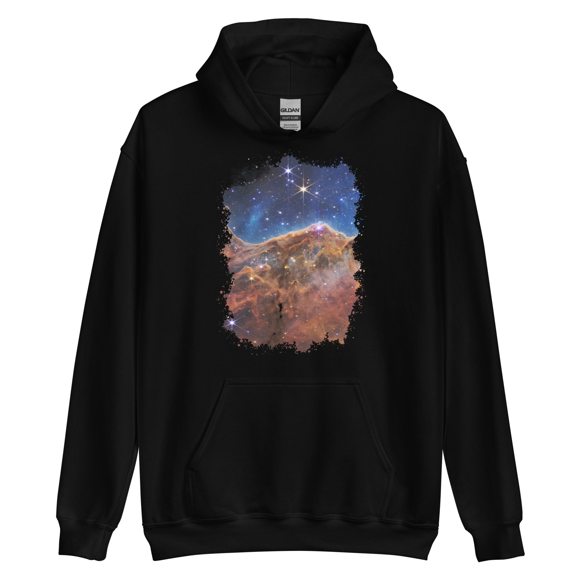 The Carina Nebula Space Graveyard JWST Unisex Hoodie Sweatshirt