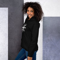 Unisex heavy-blend hoodie, left-side view