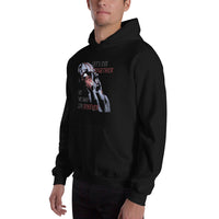 Together Forever Horror design on unisex hoodie, left-front view