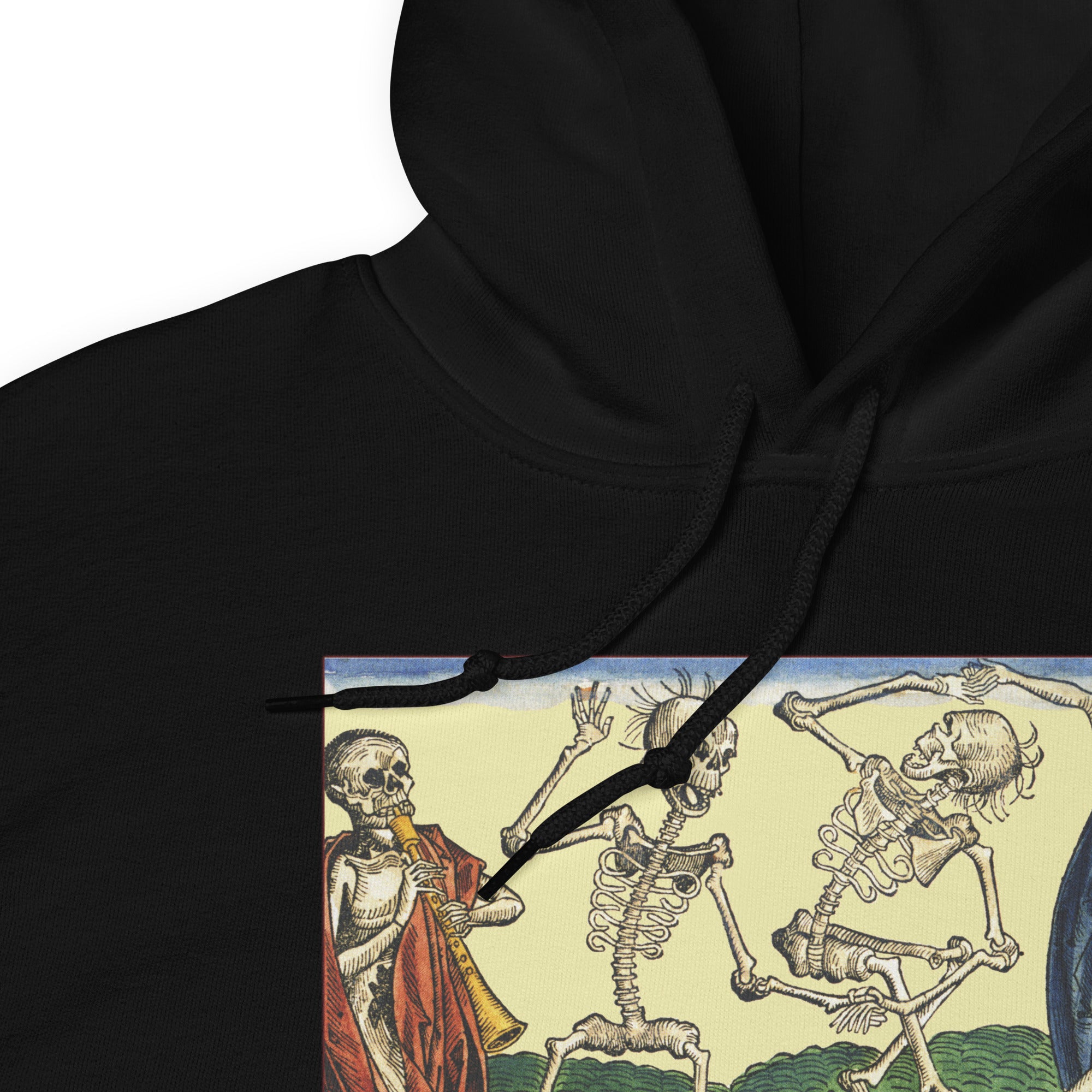 The Dance of Death - Dance Macabre Skeletons Unisex Hoodie Sweatshirt - Edge of Life Designs