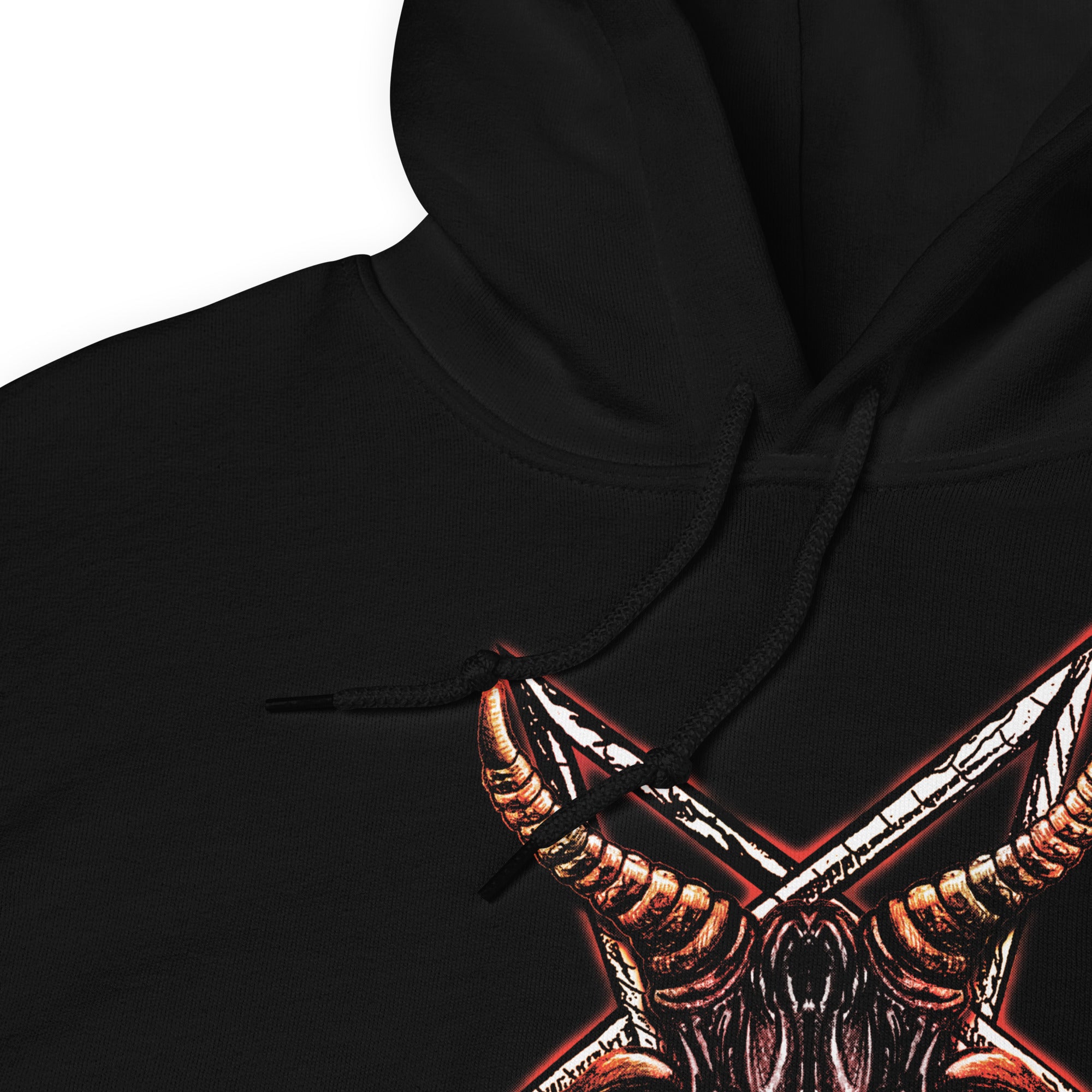 Goat Head Baphomet Inverted Pentagram Satanic Unisex Hoodie Sweatshirt - Edge of Life Designs