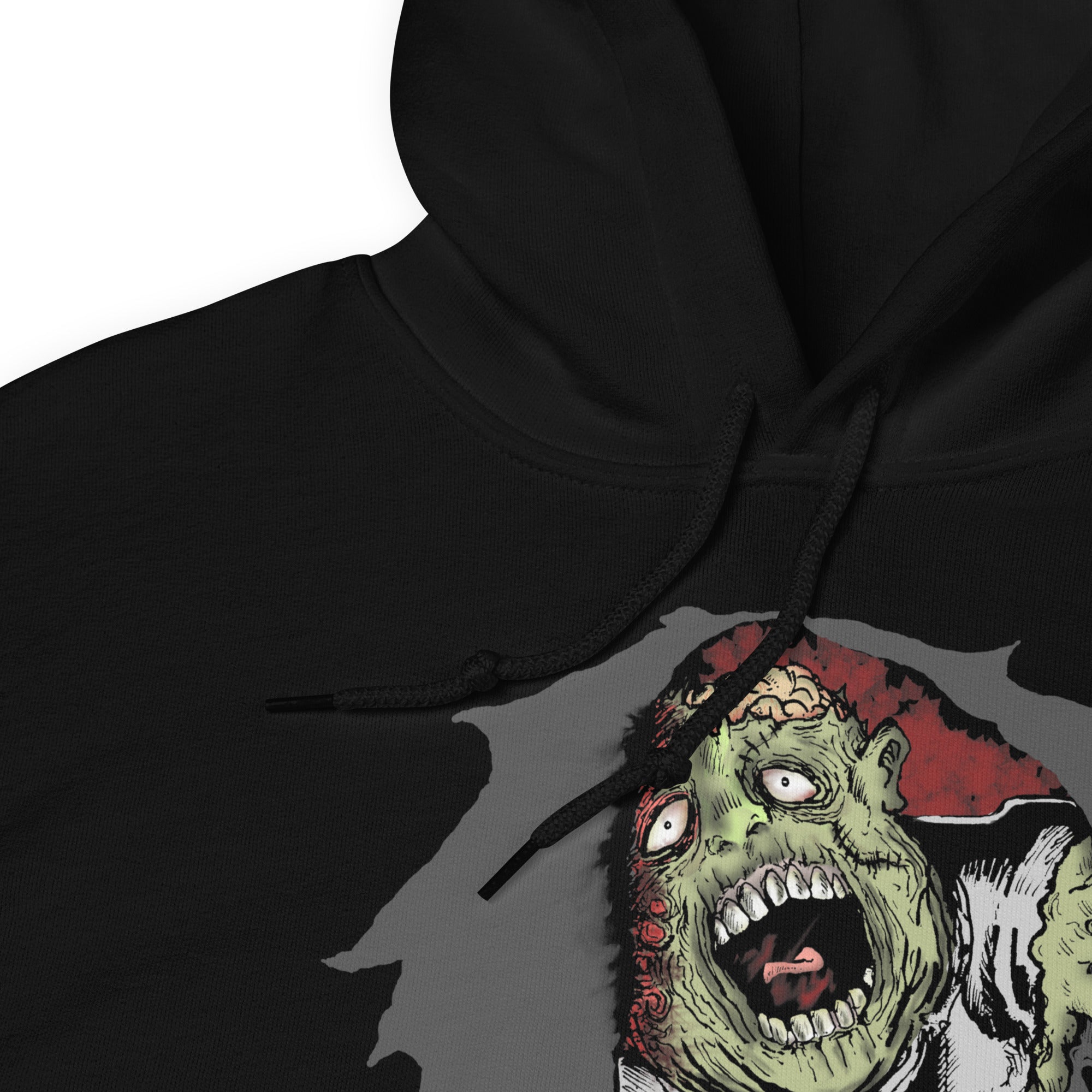 Flesh Eating Zombie Ripping Through Chest Horror  Unisex Hoodie Sweatshirt - Edge of Life Designs