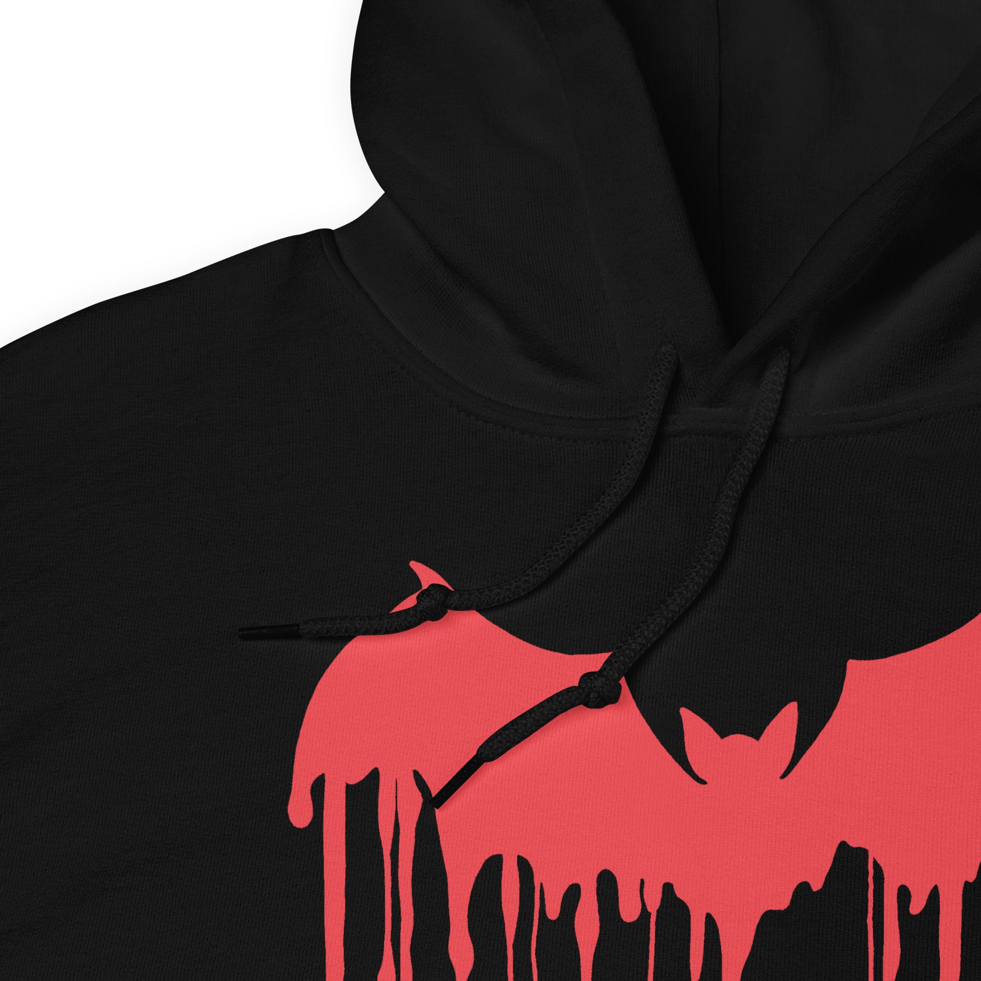 Red Blood Drip Melting Vampire Bat Unisex Hoodie Sweatshirt - Edge of Life Designs