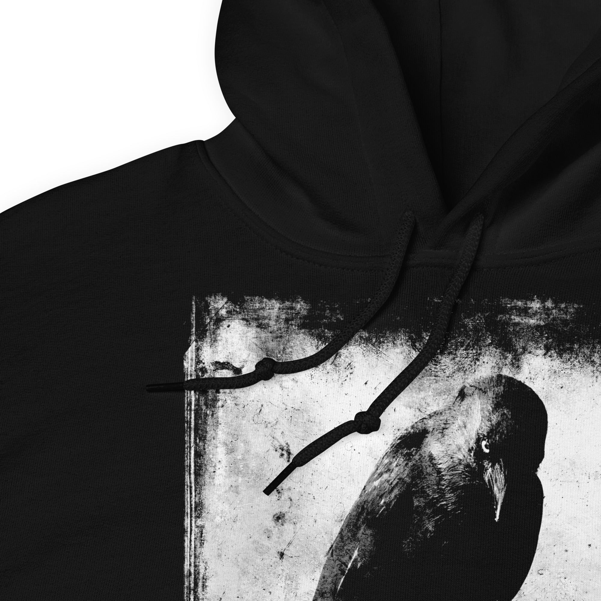 Evil Eye Death Stare Raven Blackbird Unisex Hoodie Sweatshirt - Edge of Life Designs