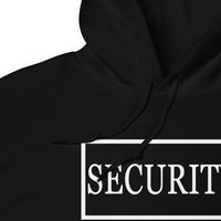 FNAF Security design on unisex hoodie, detail view