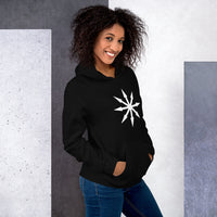 Unisex heavy-blend hoodie, right-side view