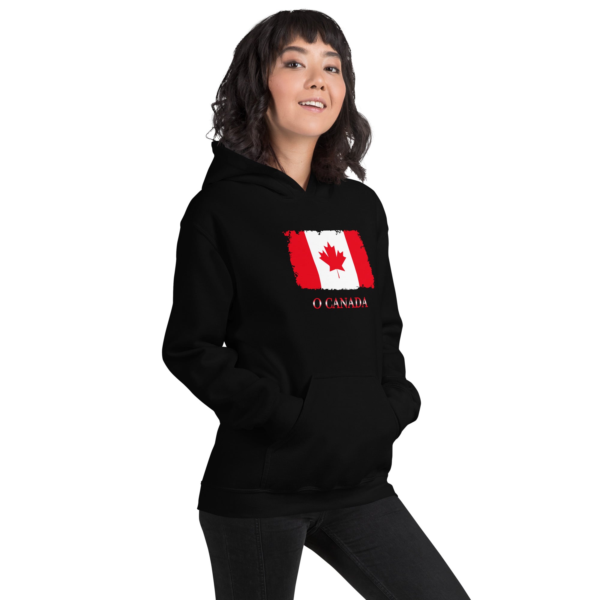 The Official Flag of Canada Maple Leaf  Unisex Hoodie Sweatshirt