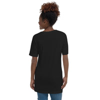 Unisex V-neck shirt, back view