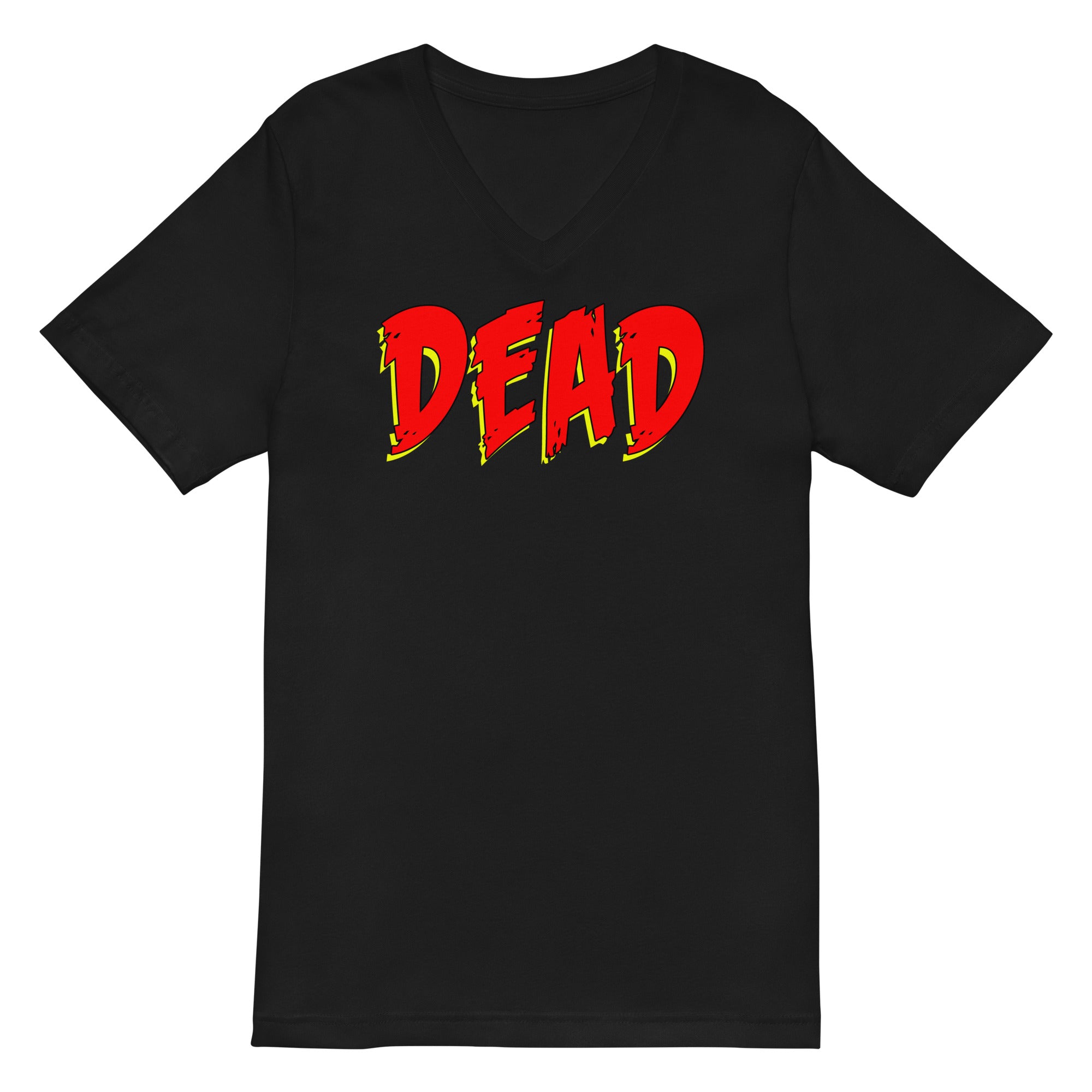 Dead Depressed Gothic Emo Style Women’s Short Sleeve V-Neck T-Shirt