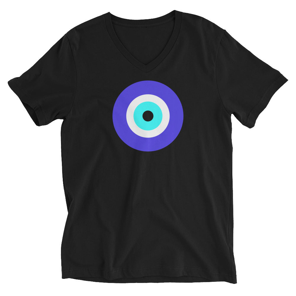 Classic Evil Eye Curse of Misfortune Short Sleeve V-Neck T-Shirt