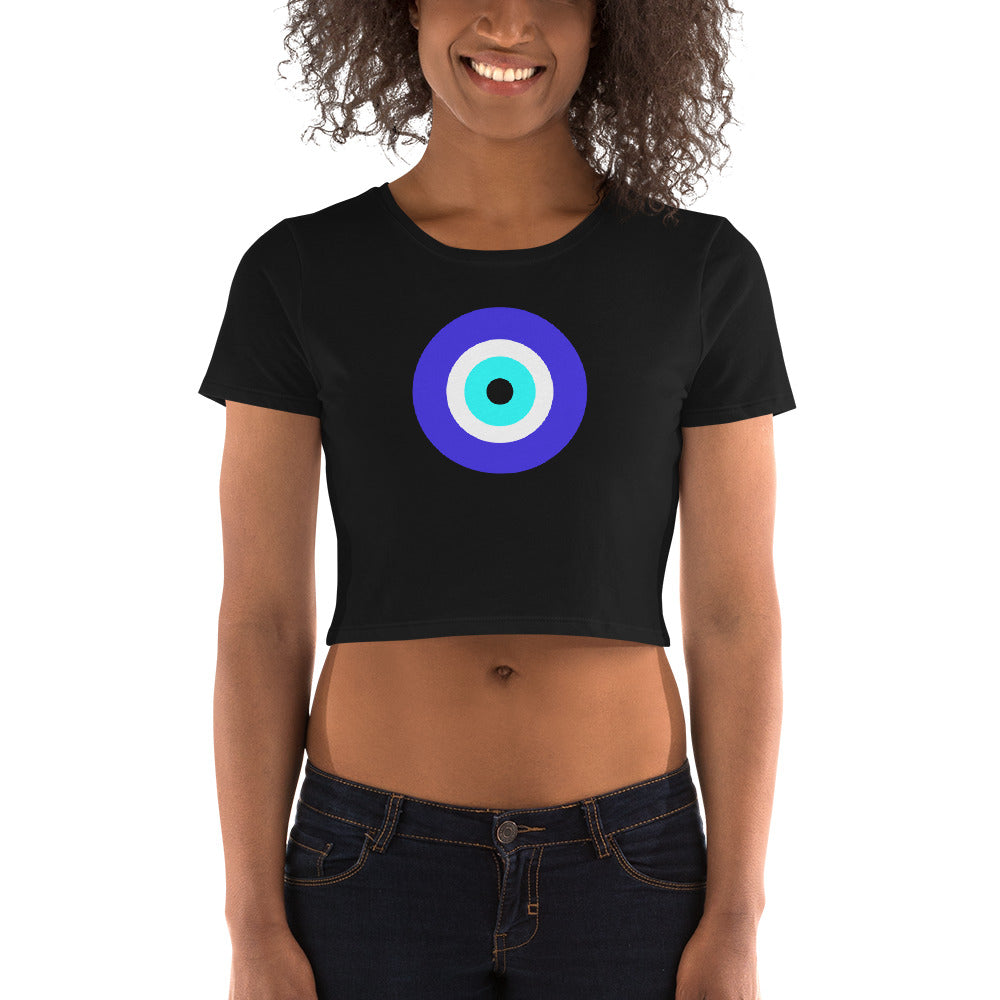 Classic Evil Eye Curse of Misfortune Women’s Crop Tee