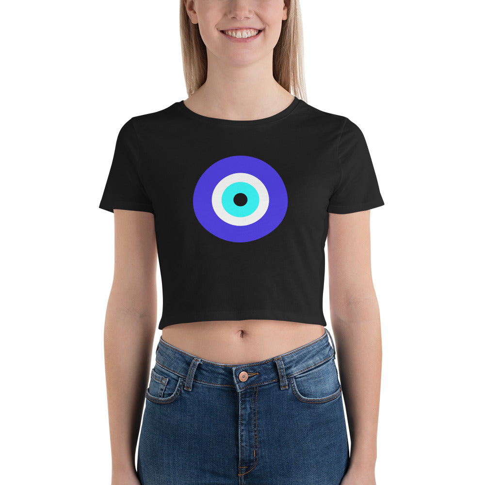 Classic Evil Eye Curse of Misfortune Women’s Crop Tee