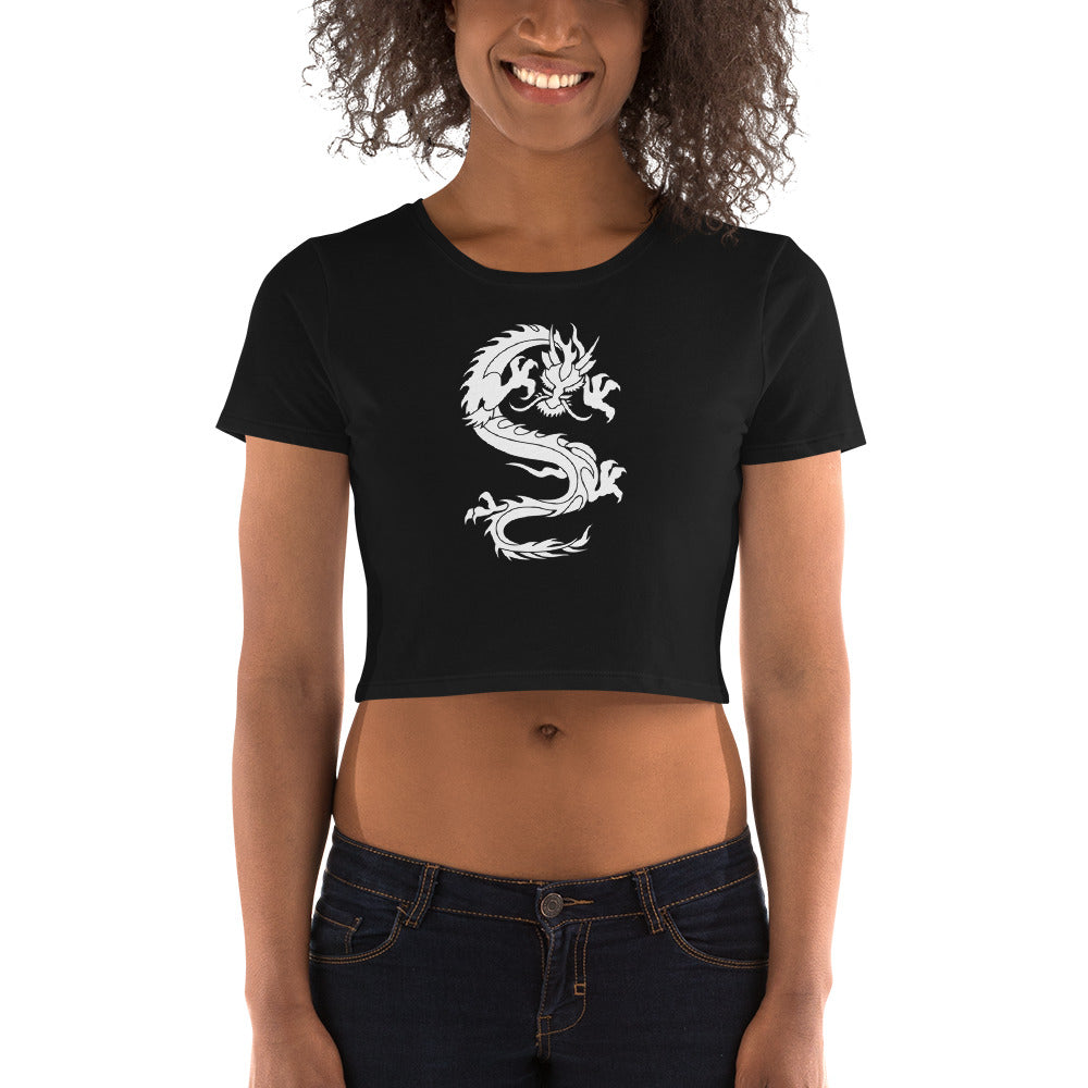 Ancient Chinese Loong Dragon Women’s Crop Tee