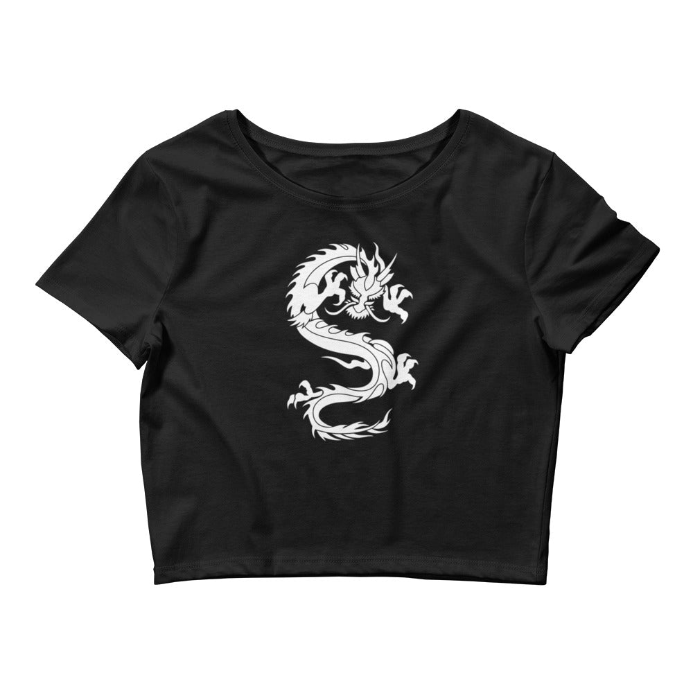 Ancient Chinese Loong Dragon Women’s Crop Tee