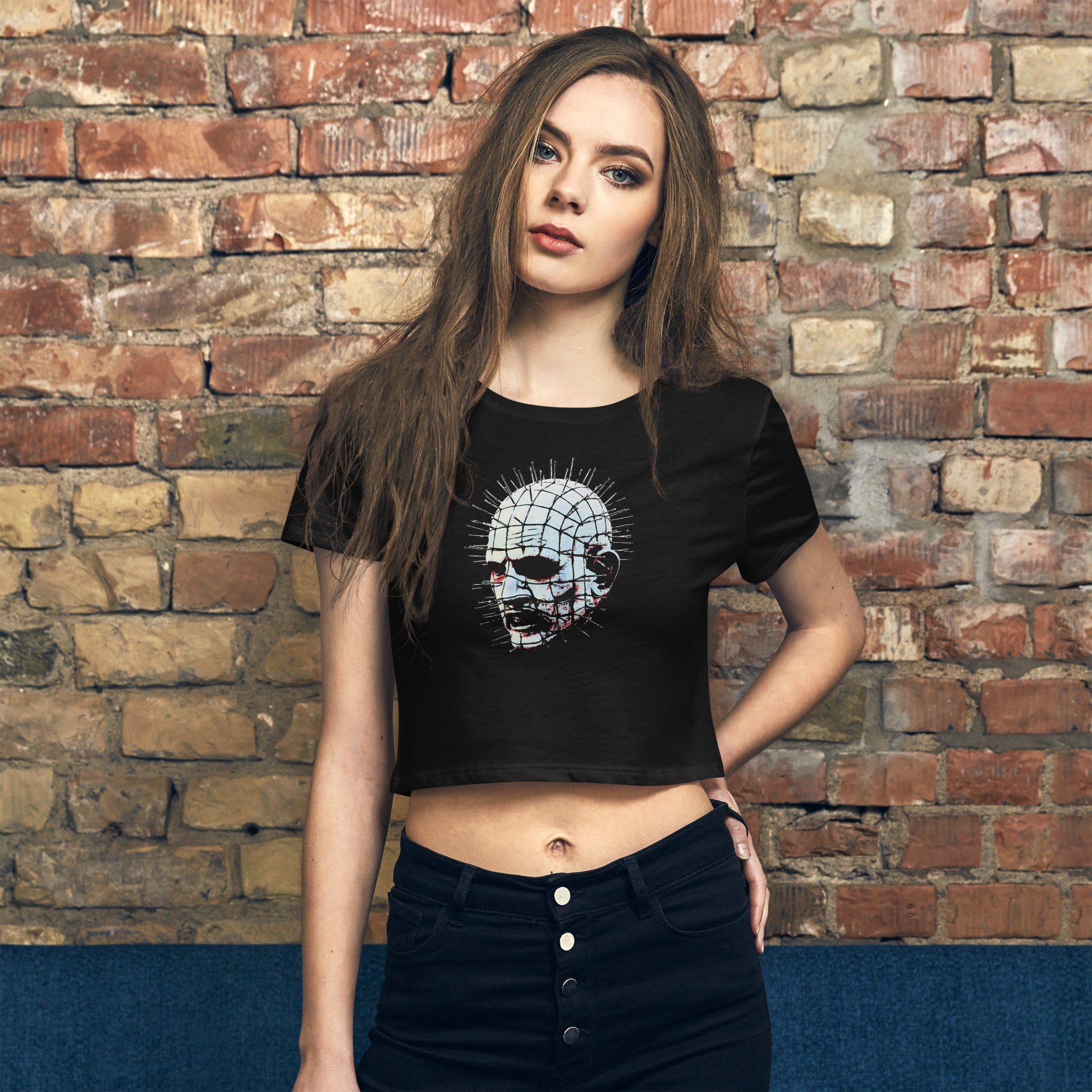 The Hell Priest Cenobite of Hellbound Heart Women’s Crop Tee