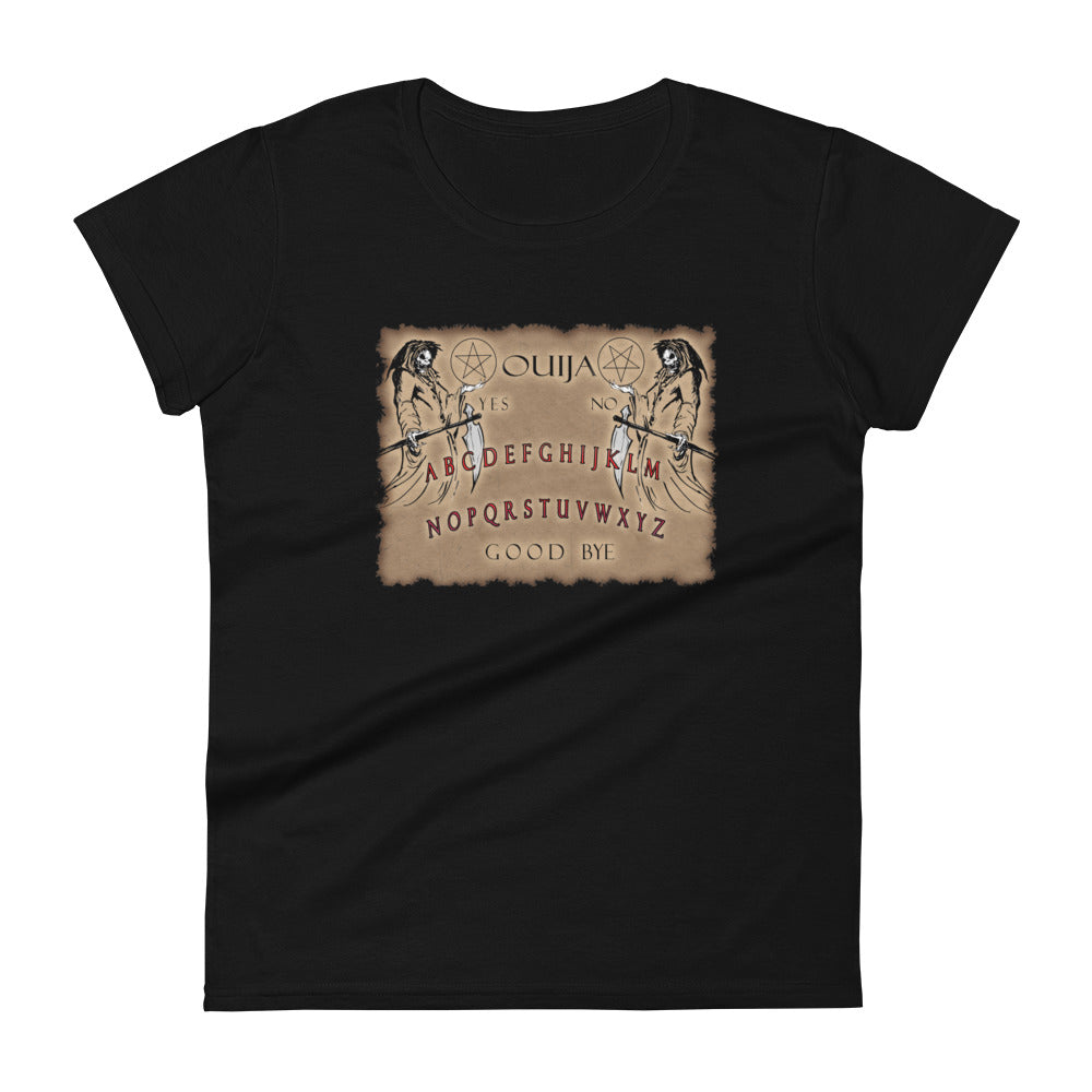 Grim Reaper Ouija Spirit Board for Halloween Women's Short Sleeve Babydoll T-shirt