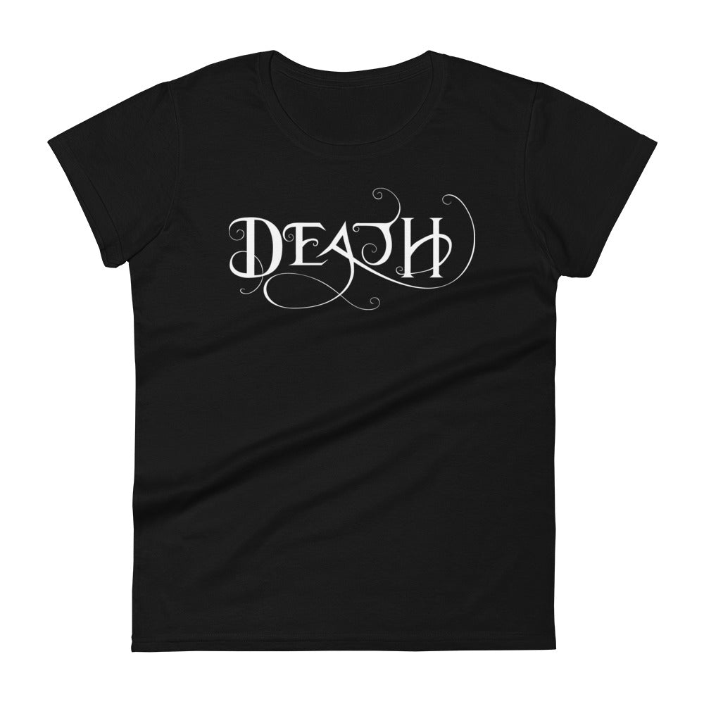 Death - The Grim Reaper Gothic Deathrock Women's Short Sleeve Babydoll T-shirt