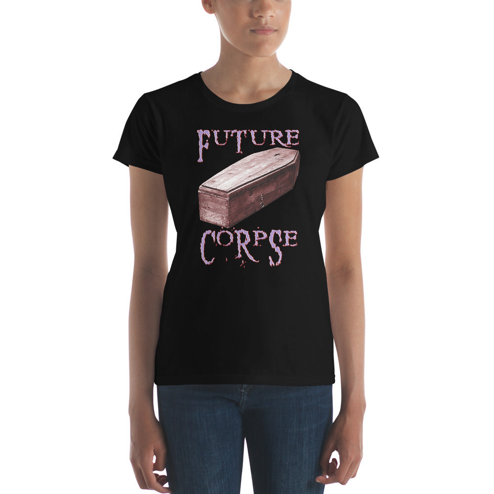 Future Corpse Toe Pincher Coffin Women's Short Sleeve Babydoll T-shirt