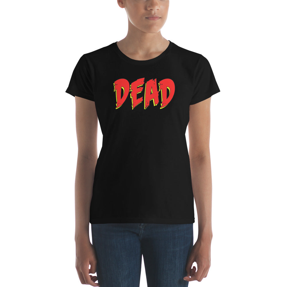 Dead Depressed Gothic Emo Style Women's Short Sleeve Babydoll T-shirt