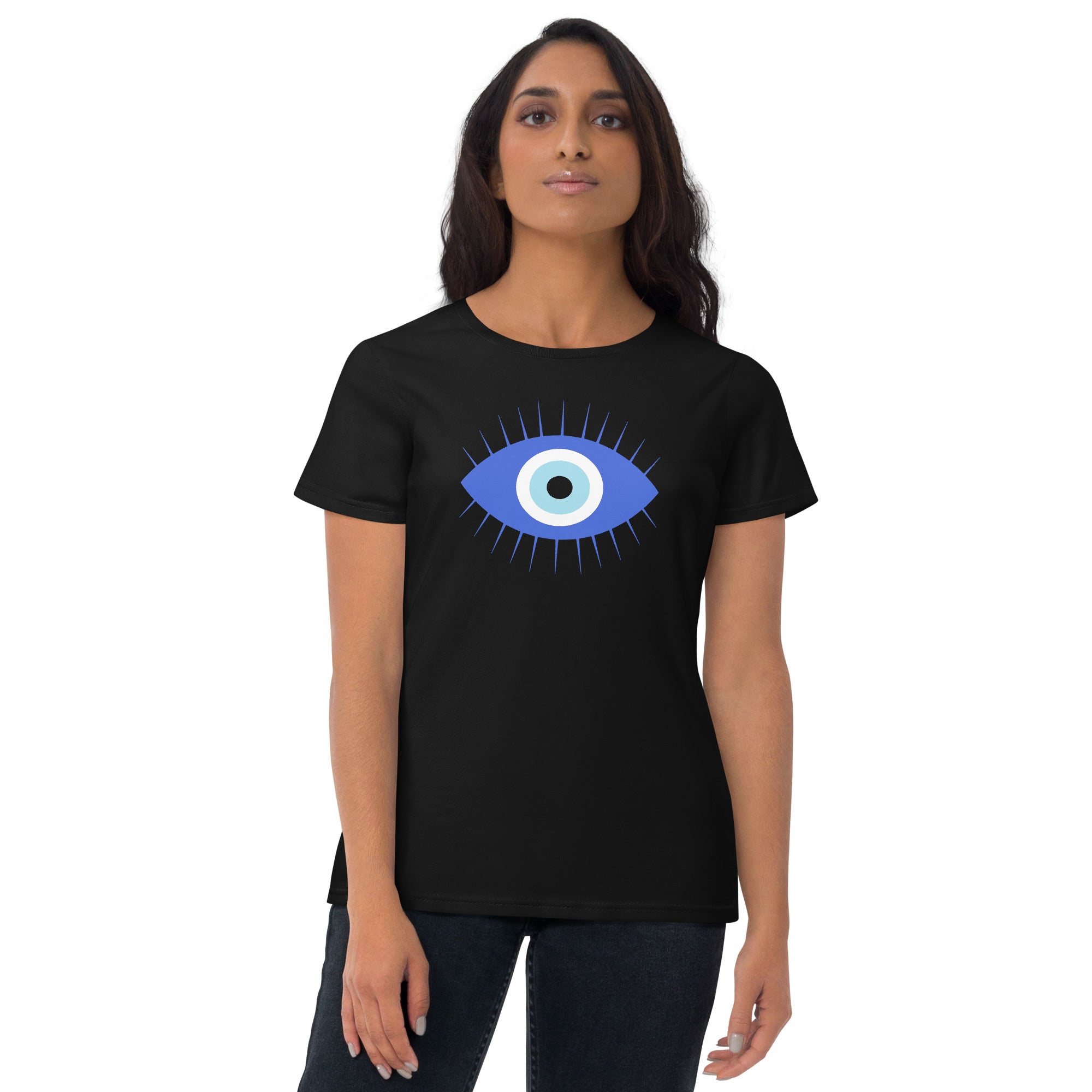 Curse of the Evil Eye Spell of Misfortune Women's Short Sleeve Babydoll T-shirt