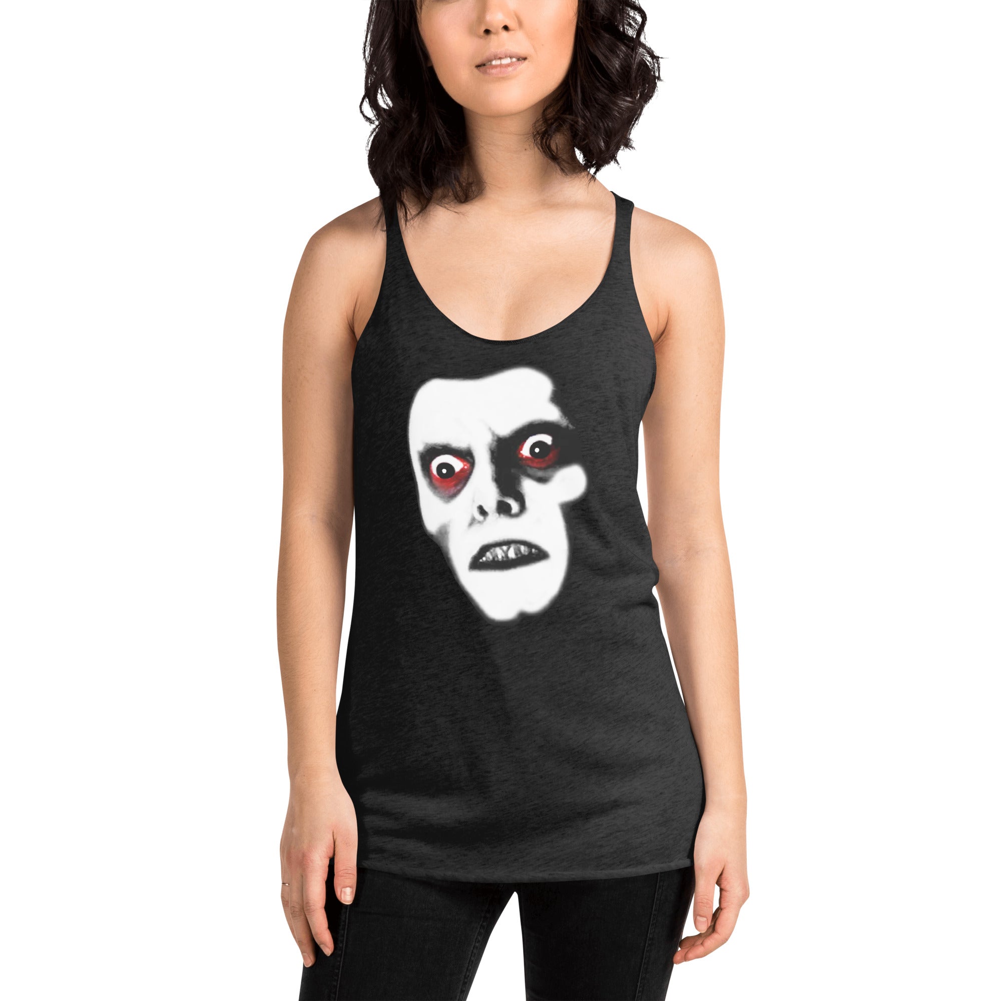 King of the Demons Pazuzu "Captain Howdy" Women's Racerback Tank Top Shirt