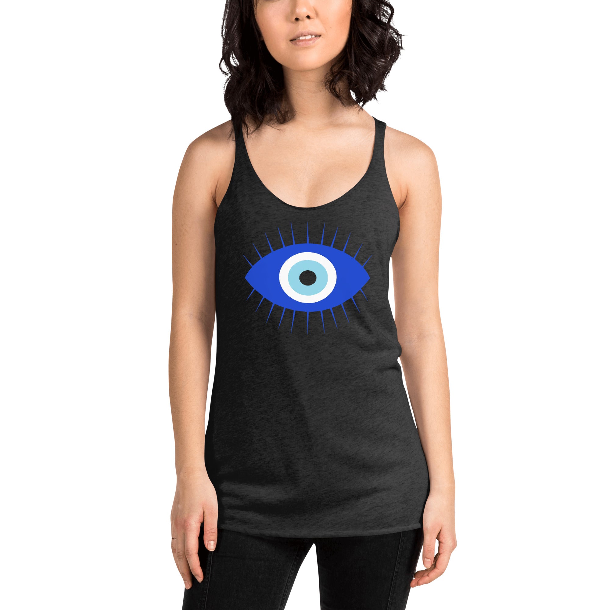 Curse of the Evil Eye Spell of Misfortune Women's Racerback Tank Top Shirt
